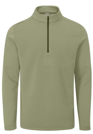PING Nolan Quarter Zip Fleece felpa da uomo, lichen