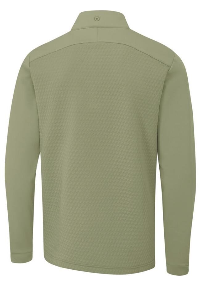 PING Nolan Quarter Zip Fleece felpa da uomo, lichen