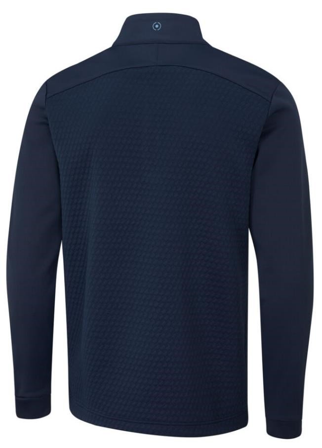PING Nolan Quarter Zip Fleece felpa da uomo, navy