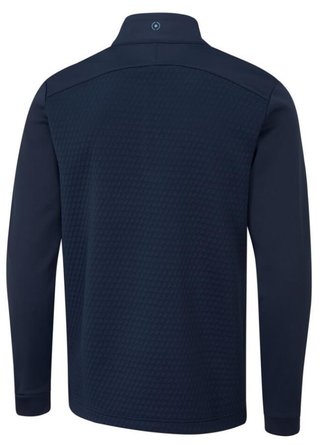 PING Nolan Quarter Zip Fleece felpa da uomo, navy