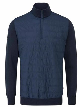 PING Connell Hybrid quarter-zip maglione da uomo, blu navy