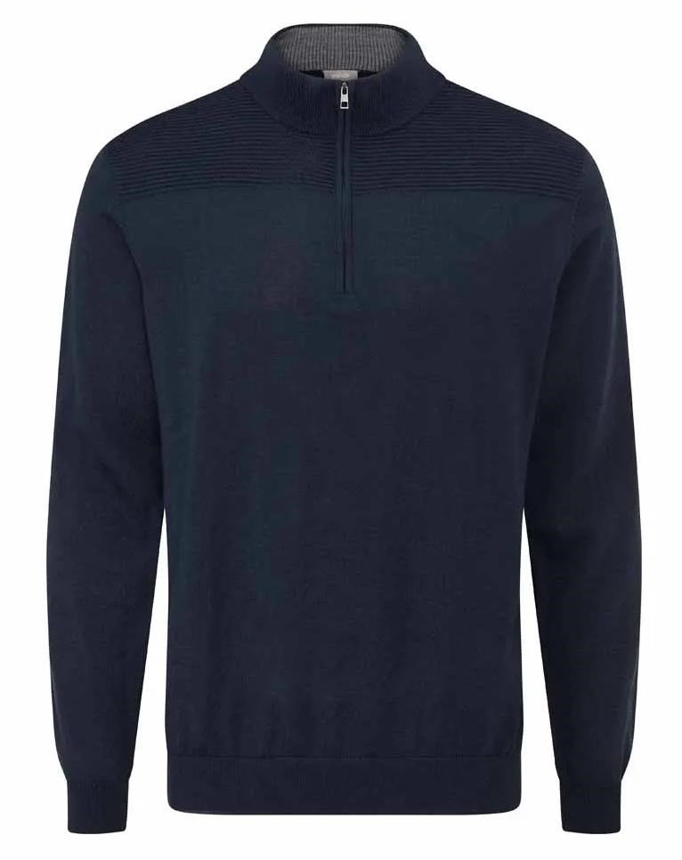 PING Dorset Quarter zip maglione da uomo, blu navy