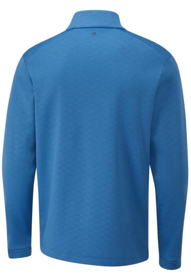 PING Bexton Half Zip Fleece felpa da uomo, tidal blue multi