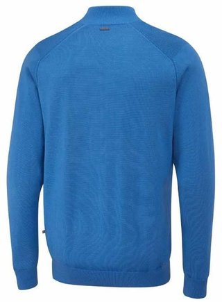PING Murphy Lined full zip maglione da uomo, tidal blue