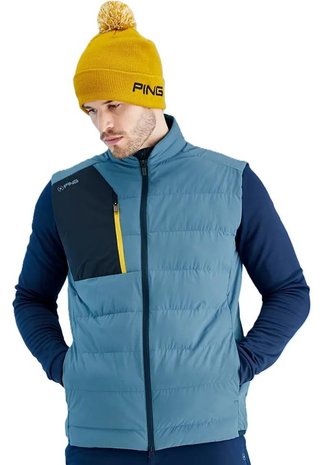 PING Norse Cocoon insulated PrimaLoft® gilet da uomo, blue fusion/navy