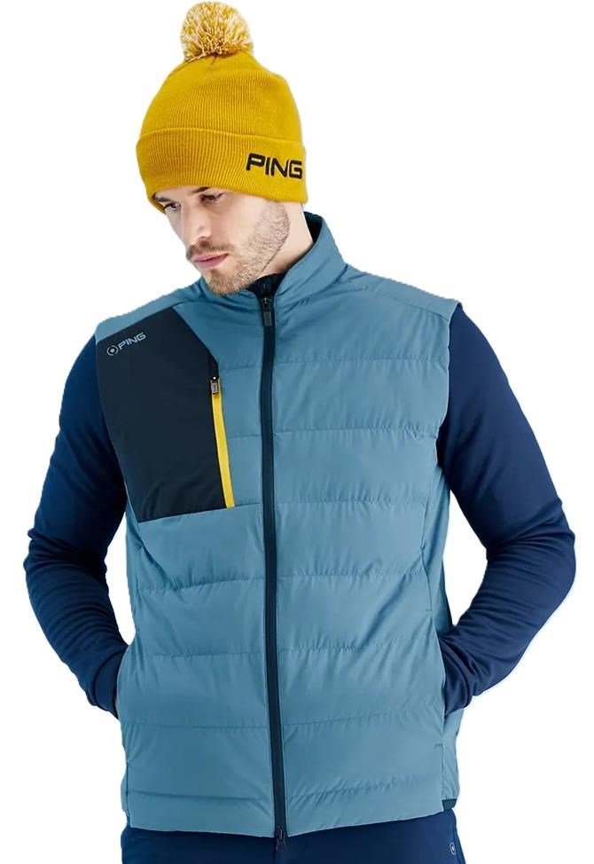PING Norse Cocoon insulated PrimaLoft® gilet da uomo, blue fusion/navy