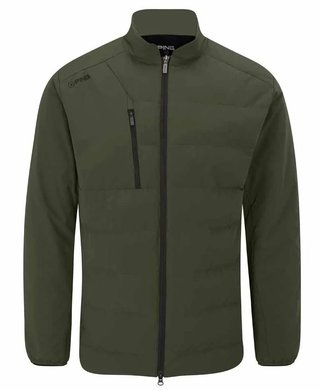 PING Norse Cocoon giacca da uomo imbottita PrimaLoft®, dark olive