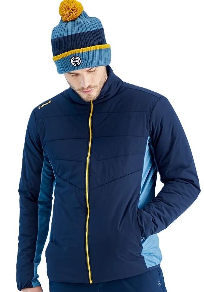 PING Magnitude Insulated hybrid giacca da uomo, navy/blue fusion