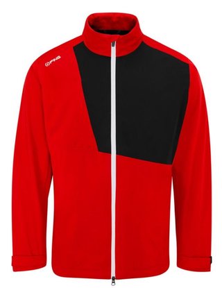 PING Impervious Waterproof giacca impermeabile da uomo, classic red/black