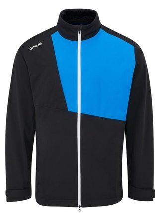 PING Impervious Waterproof giacca impermeabile da uomo, nero/blu brillante