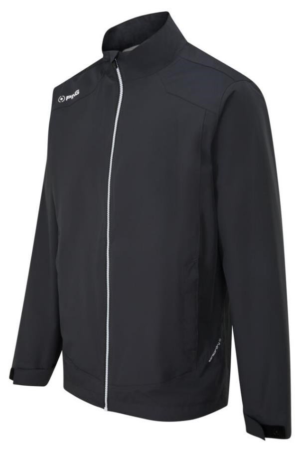 PING AquaDrive giacca impermeabile da uomo, nera