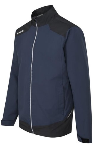 PING AquaDrive Waterproof giacca da uomo, oxford blue/nero