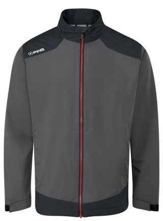 PING AquaDrive giacca impermeabile da uomo, asfalto/nero