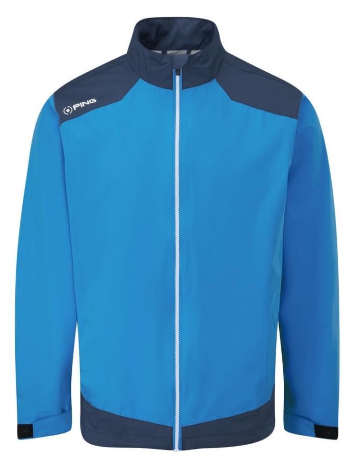 PING AquaDrive giacca impermeabile da uomo, brilliant blue/oxford blue