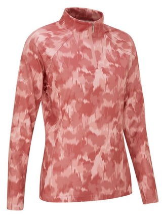 PING Jasmine Printed Long Sleeve top da donna, rose multi
