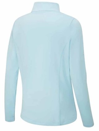 PING Aveline Half Zip felpa a maniche lunghe da donna, crystal blue