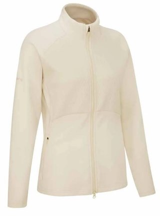 PING Catherine Full Zip Fleece felpa da donna, chalk
