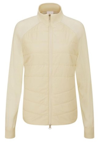 PING Fran Hybrid full-zip giacca da donna, chalk/egret
