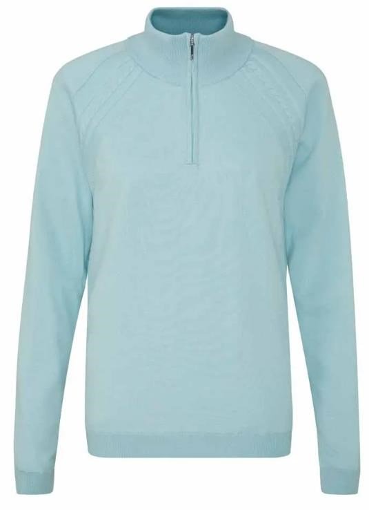 PING Melodie Half-zip lined maglione da donna foderato, opal