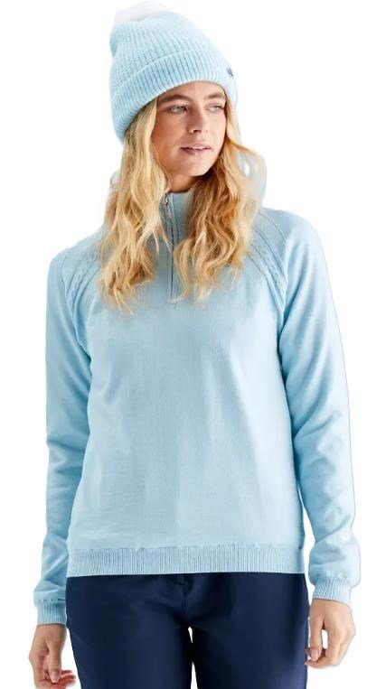 PING Melodie Half-zip lined maglione da donna foderato, opal