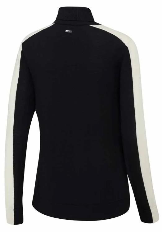PING Lockett Roll neck maglione da donna, nero/chalk