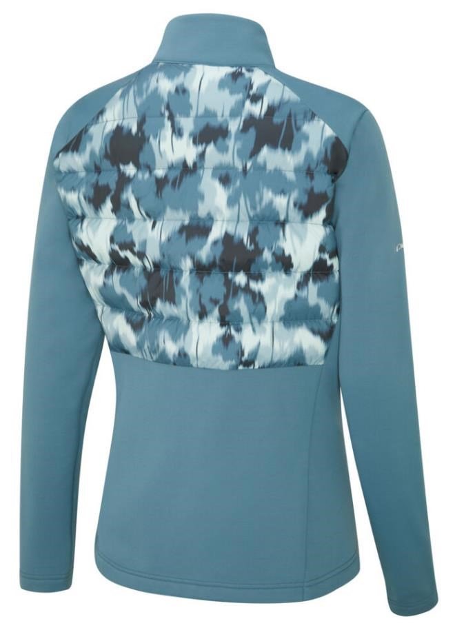 PING Clare Zoned fleece giacca da donna, blue fusion/navy multi