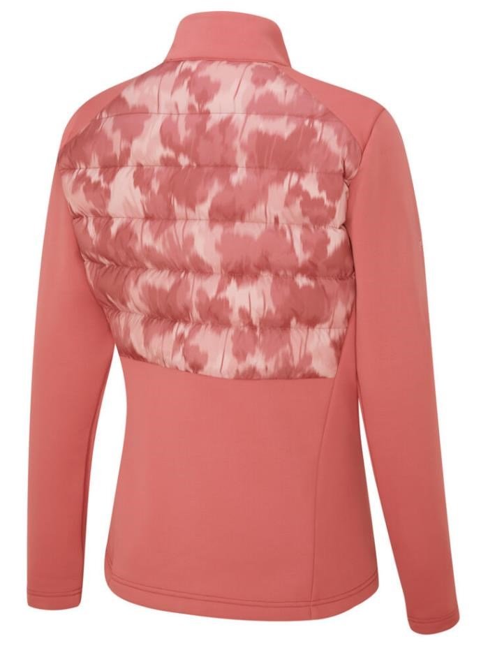 PING Clare Zoned fleece giacca da donna, rosa/rose multi