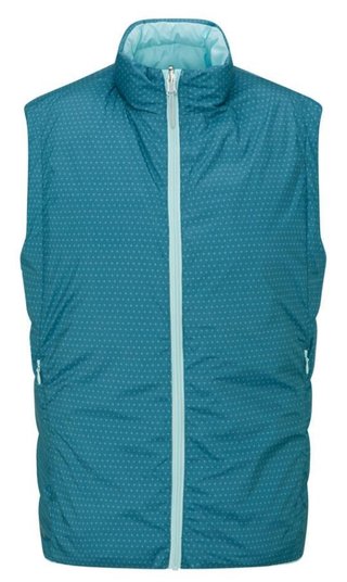 PING Samantha Clo® insulated reversible gilet da donna, opal/blue fusion multi
