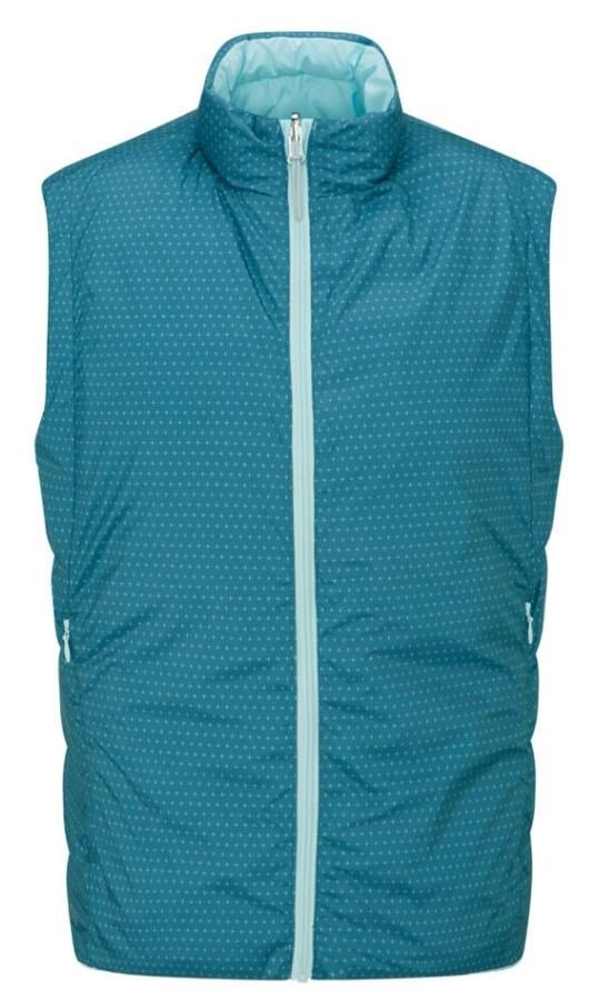 PING Samantha Clo® insulated reversible gilet da donna, opal/blue fusion multi