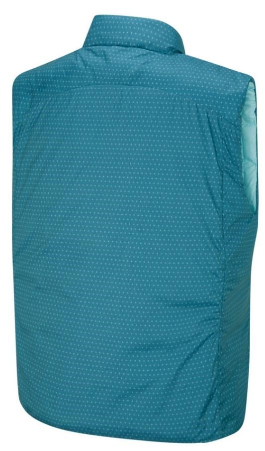 PING Samantha Clo® insulated reversible gilet da donna, opal/blue fusion multi