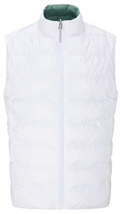 PING Samantha Clo® insulated reversible gilet da donna, bianco/eucalyptus multi