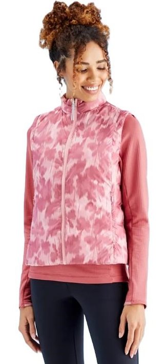PING Samantha Clo® gilet reversibile imbottito da donna, quartz/rose multi