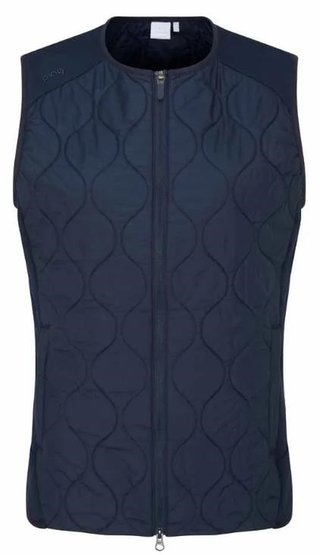 PING Seren insulated collarless gilet da donna, blu navy
