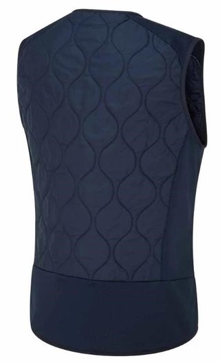 PING Seren insulated collarless gilet da donna, blu navy