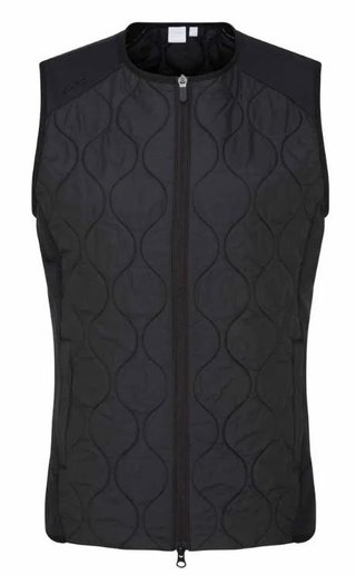 PING Seren insulated collarless gilet da donna, nero