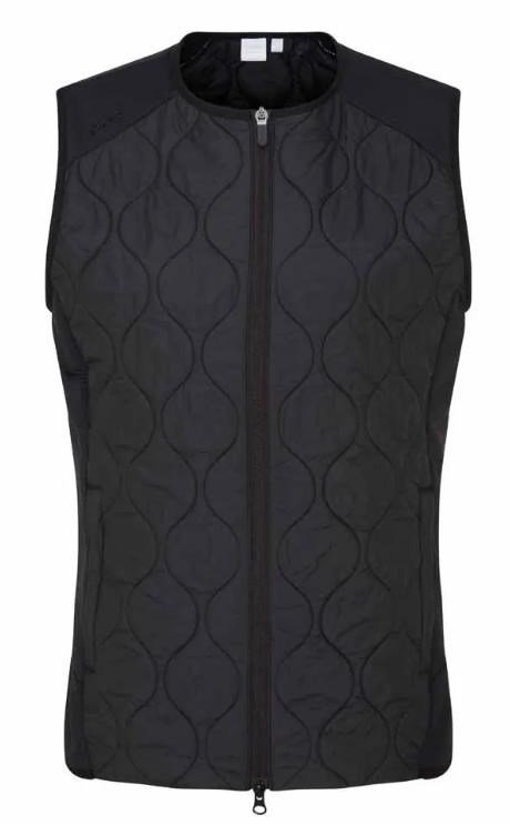 PING Seren insulated collarless gilet da donna, nero