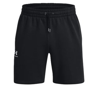 Under Armour Essential Fleece pantaloncini da uomo, nero/bianco