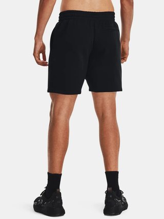 Under Armour Essential Fleece pantaloncini da uomo, nero/bianco