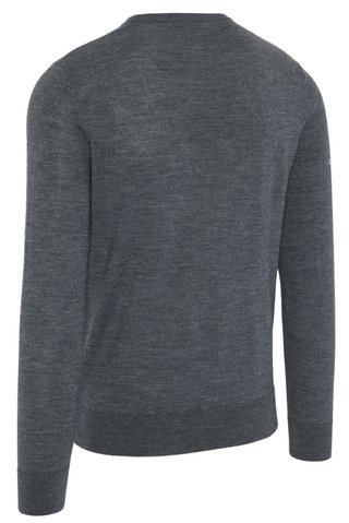 Callaway Crew Neck Merino Mix maglione da uomo, steel heather