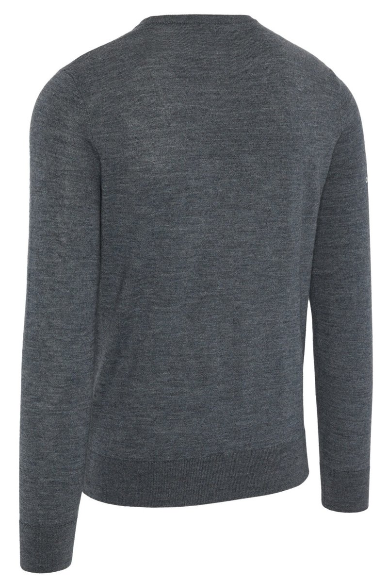 Callaway Crew Neck Merino Mix maglione da uomo, steel heather