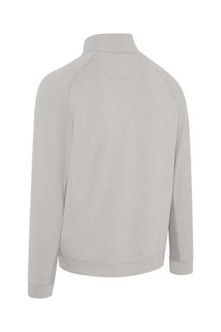 Callaway Brushed Rib 1/4 Zip felpa da uomo, concrete