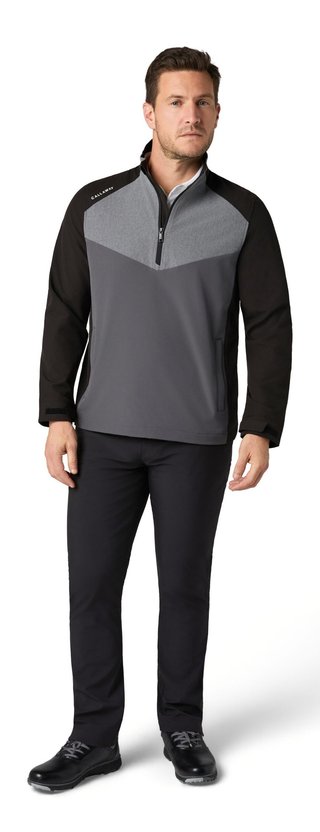 Callaway 1/2 Zip Wind giacca da uomo, caviar