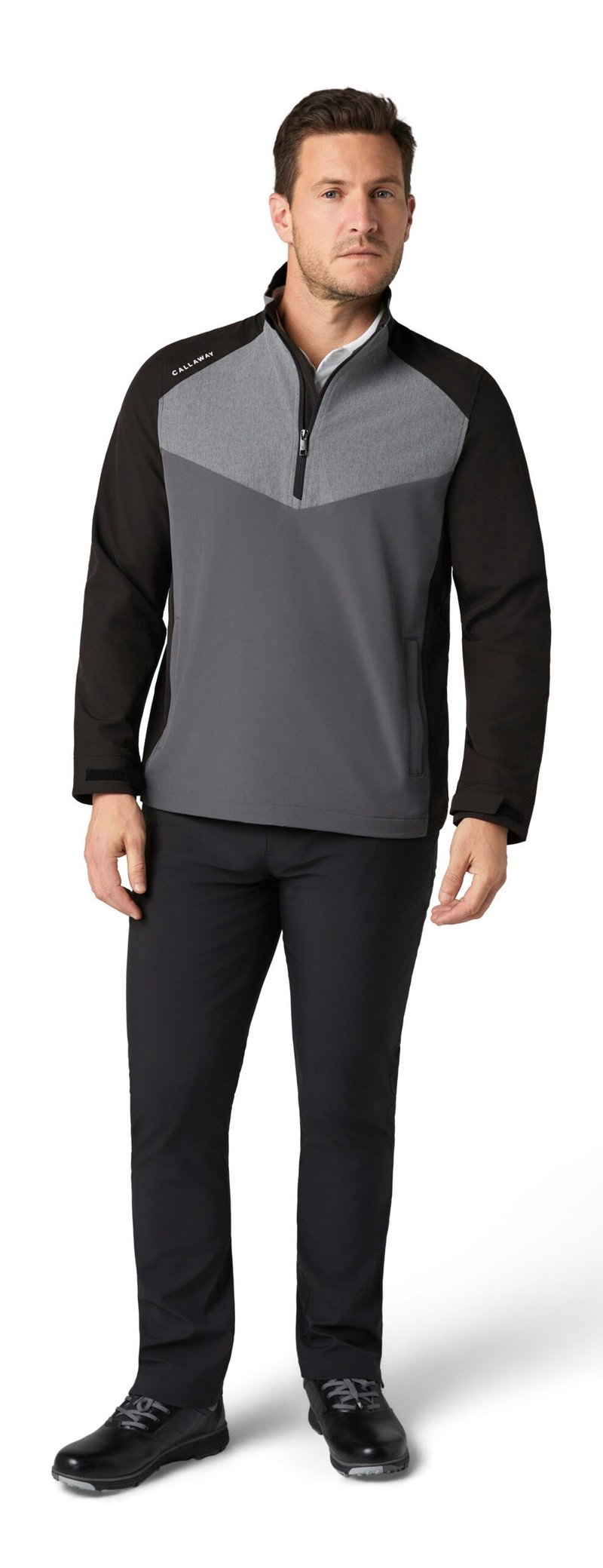 Callaway 1/2 Zip Wind giacca da uomo, caviar