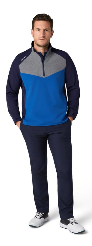 Callaway 1/2 Zip Wind giacca da uomo, peacoat