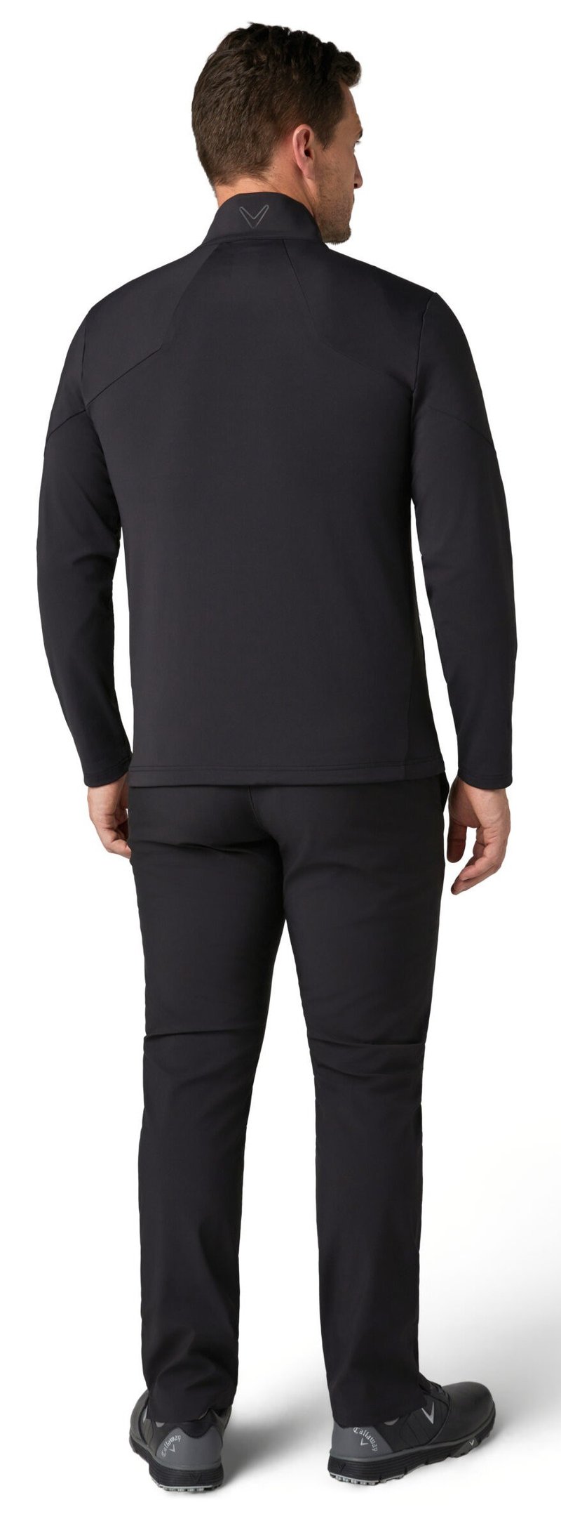 Callaway Mixed Media Full Zip giacca da uomo, caviar