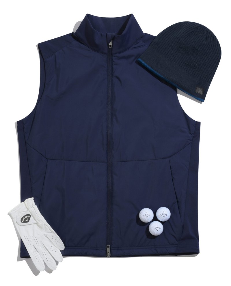 Callaway Mixed Media gilet da uomo, peacoat