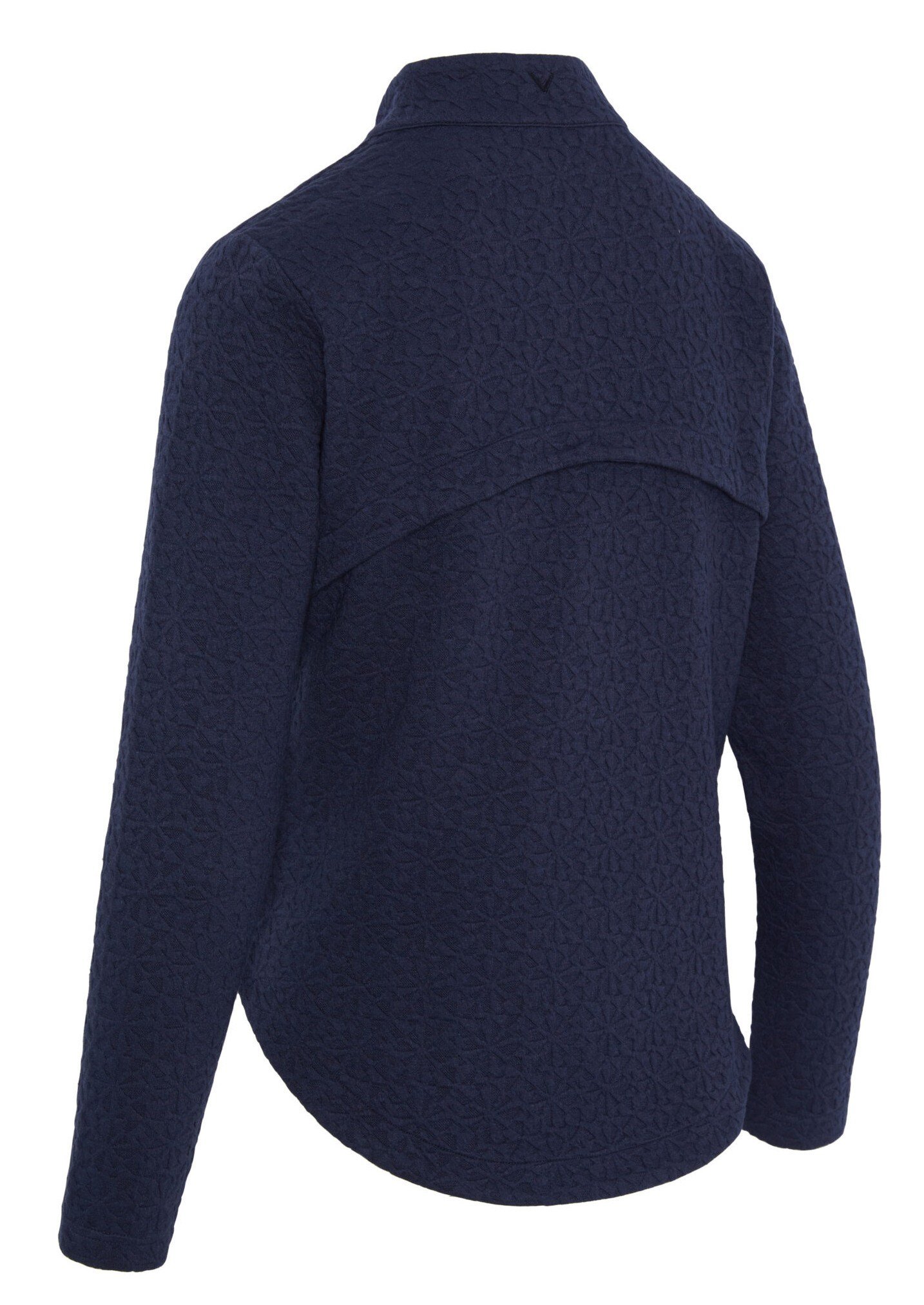 Callaway 1/2 Zip Quilted Knit felpa da donna, peacoat