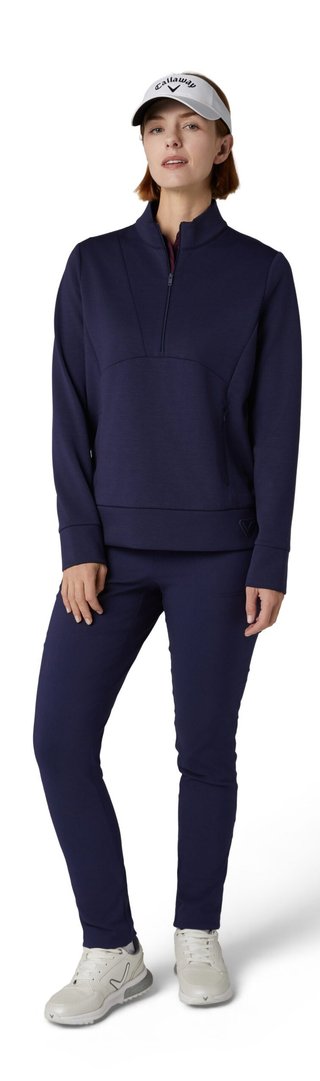 Callaway 1/2 Zip Soft Touch felpa donna, peacoat
