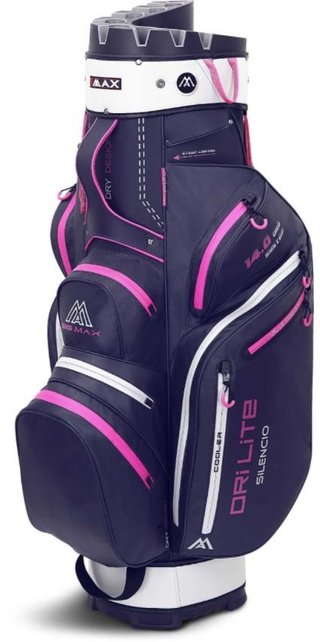 Big Max Dri Lite Silencio 2 Organizer cart bag, steel blue/argento/fuchsia