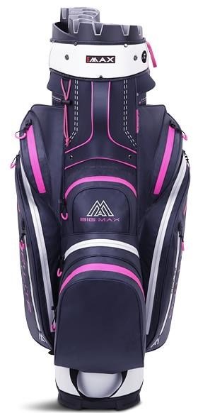 Big Max Dri Lite Silencio 2 Organizer cart bag, steel blue/argento/fuchsia